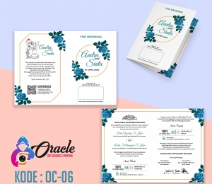 Undangan Pernikahan Rustic, Vintage OC-0